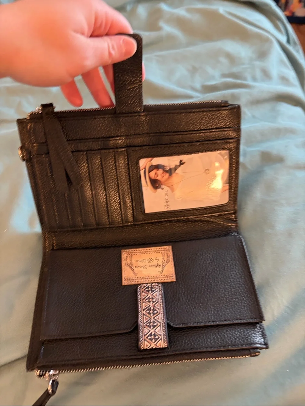 Brighton Africa Stories Leopard Handbag with Matching Wallet